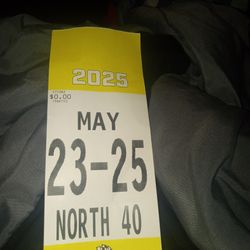 Parking Pass For Race Inside Lot 10 