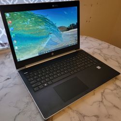 HP ProBook 15.6" Laptop 😲 Quad Core i5 8GB 500GB + 2TB SD Hard drive