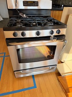 GE Profile Stainless Steel Gas Range