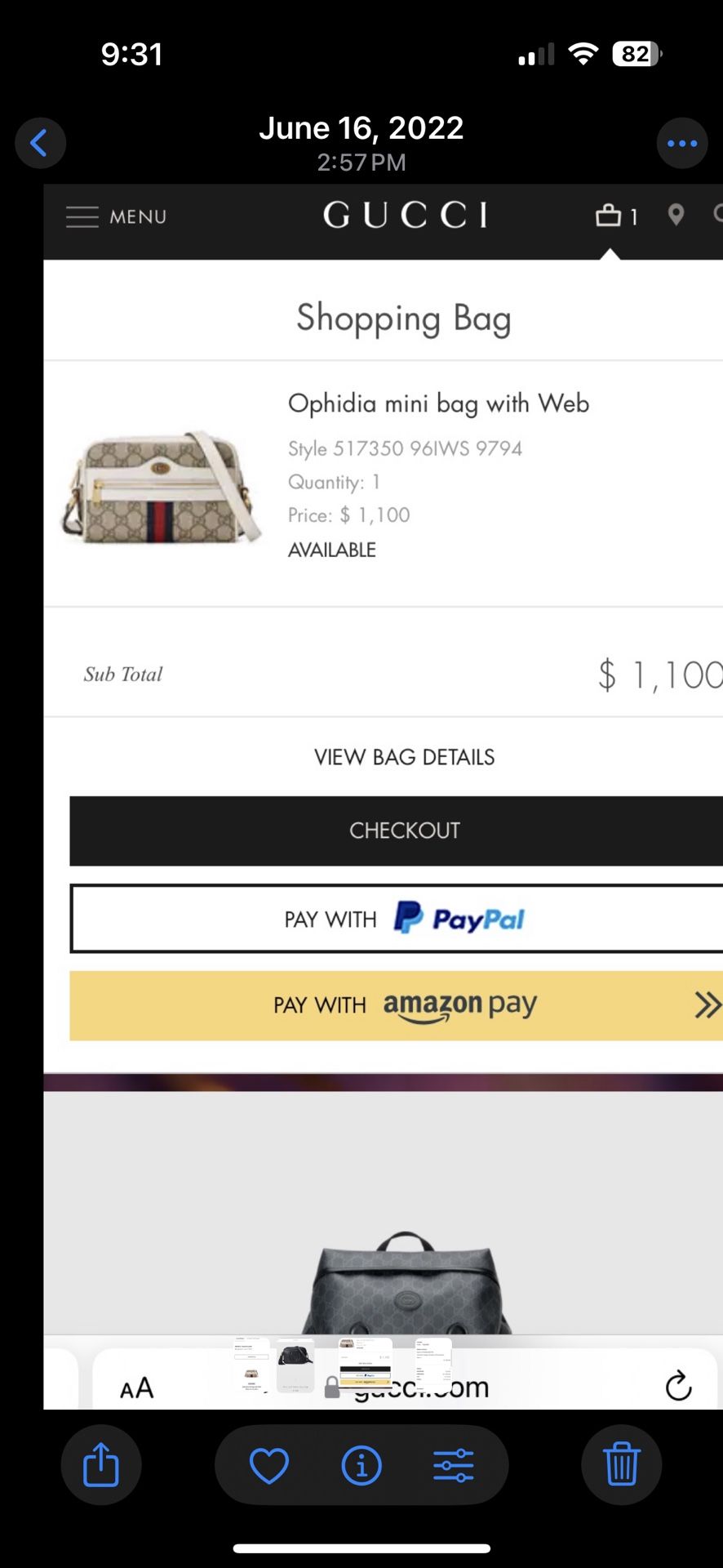 Gucci Crossbody Bag