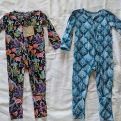 Muse Threads Bamboo Convertible Pajamas - Size 3-6 Months