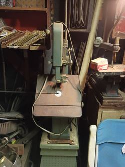 Delta  Band Saw with Cabinet Stand