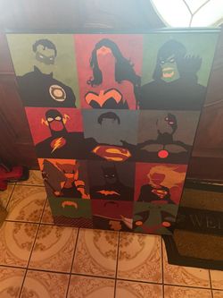 Justice league poster frame