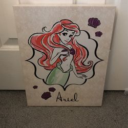 Disney Ariel Canvas Portrait OBO