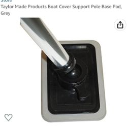 Boat Cover Support Pole Base Pad