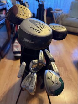 Older Golf Clubs and bag