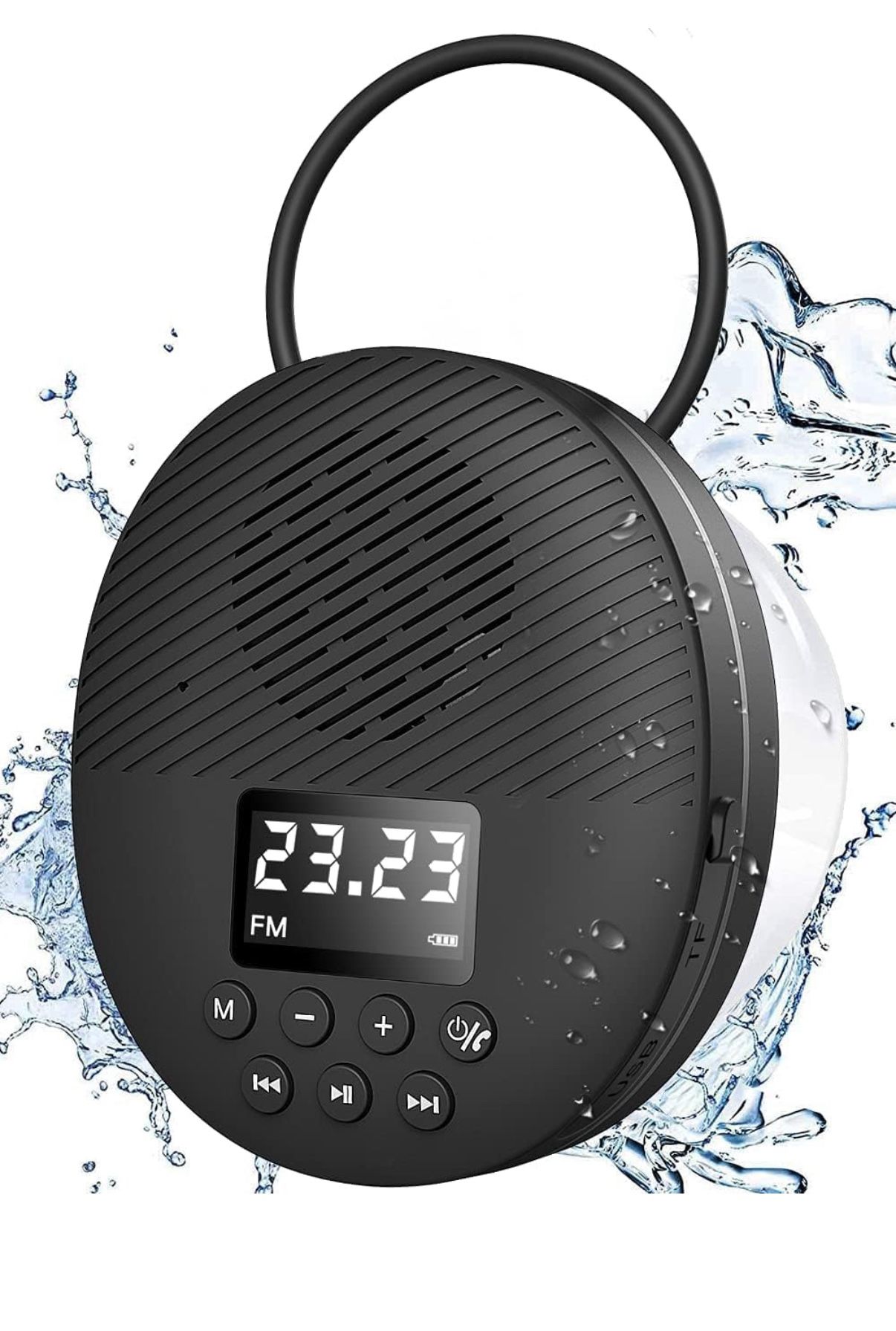 Shower Speaker with Bluetooth, AGPTEK Waterproof