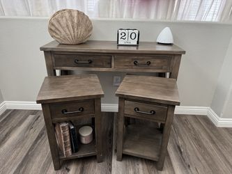 Sofa and 2 end table