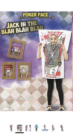 Kids Jack of Hearts Playing Card Costume