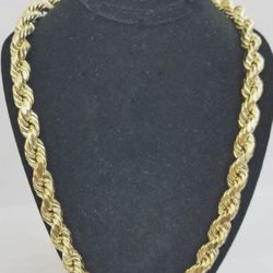 14k Solid Yellow Gold Rope Chain $14,000 OBO