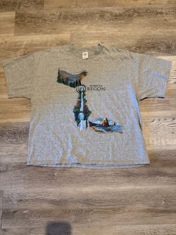 Multnomah Falls Oregon Graphic T-Shirt