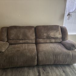 Reclining Couch With Love Seat
