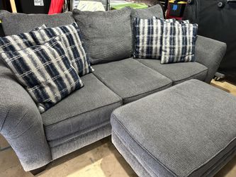 Sofa with ottoman