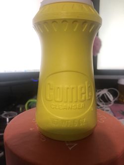 Vintage Hard To Find Small Can Comet Cleanser With Elephant Cover