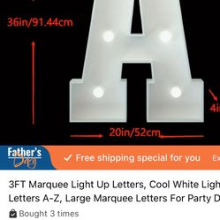 Light up Letter Name