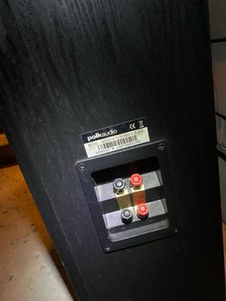Polk audio  monitor 70 series black floor standing speakers