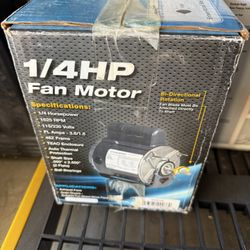 1/4 Fan Motor