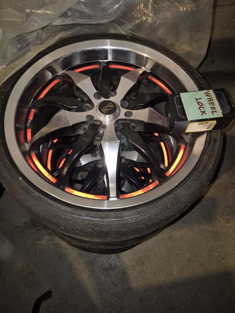 Rims and tires for Honda