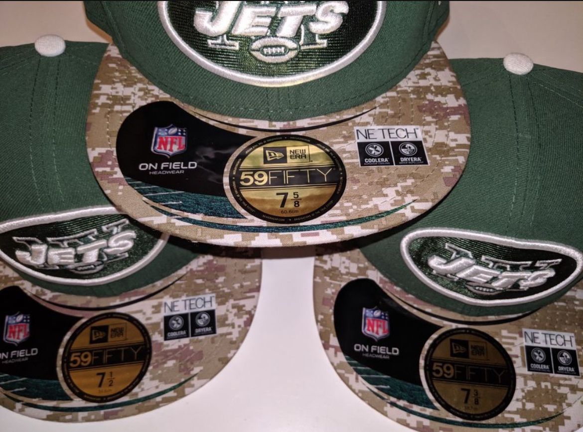 New York Jets Rodgers salute to service authentic sideline on-field hat