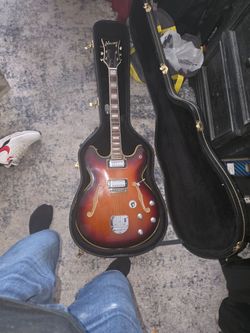 1960s Welson Model  DS-2T  Semi Hollow Body Electric Guitar