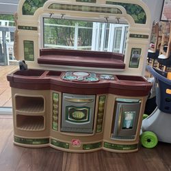 Play Kitchen With Shopping Cart, Bag If Kitchen Play Food/accessories 