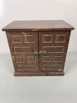 Vintage Japanese Tansu Jewelry Cabinet Mid Century 1950s-1970s Solid Wood Made in Japan