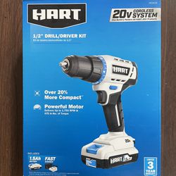 Hart 20 V Half Inch Drill Driver Kit
