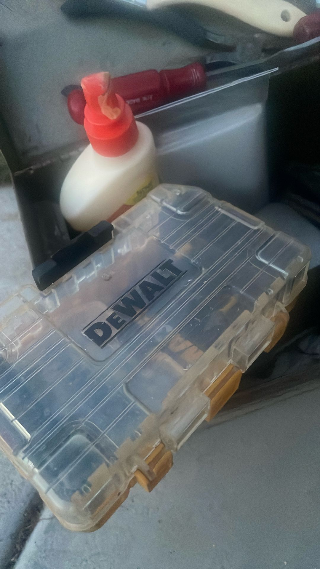 Misc. Screwdrivers, Socket Wrenches, Saw, + Wall Repair Supplies