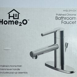 Single Lever Bathroom Faucet-Chrome
