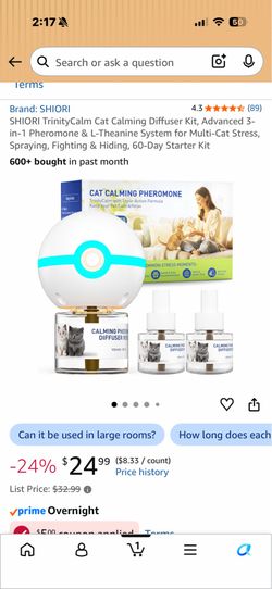 Cat Calming Diffuser Kit,