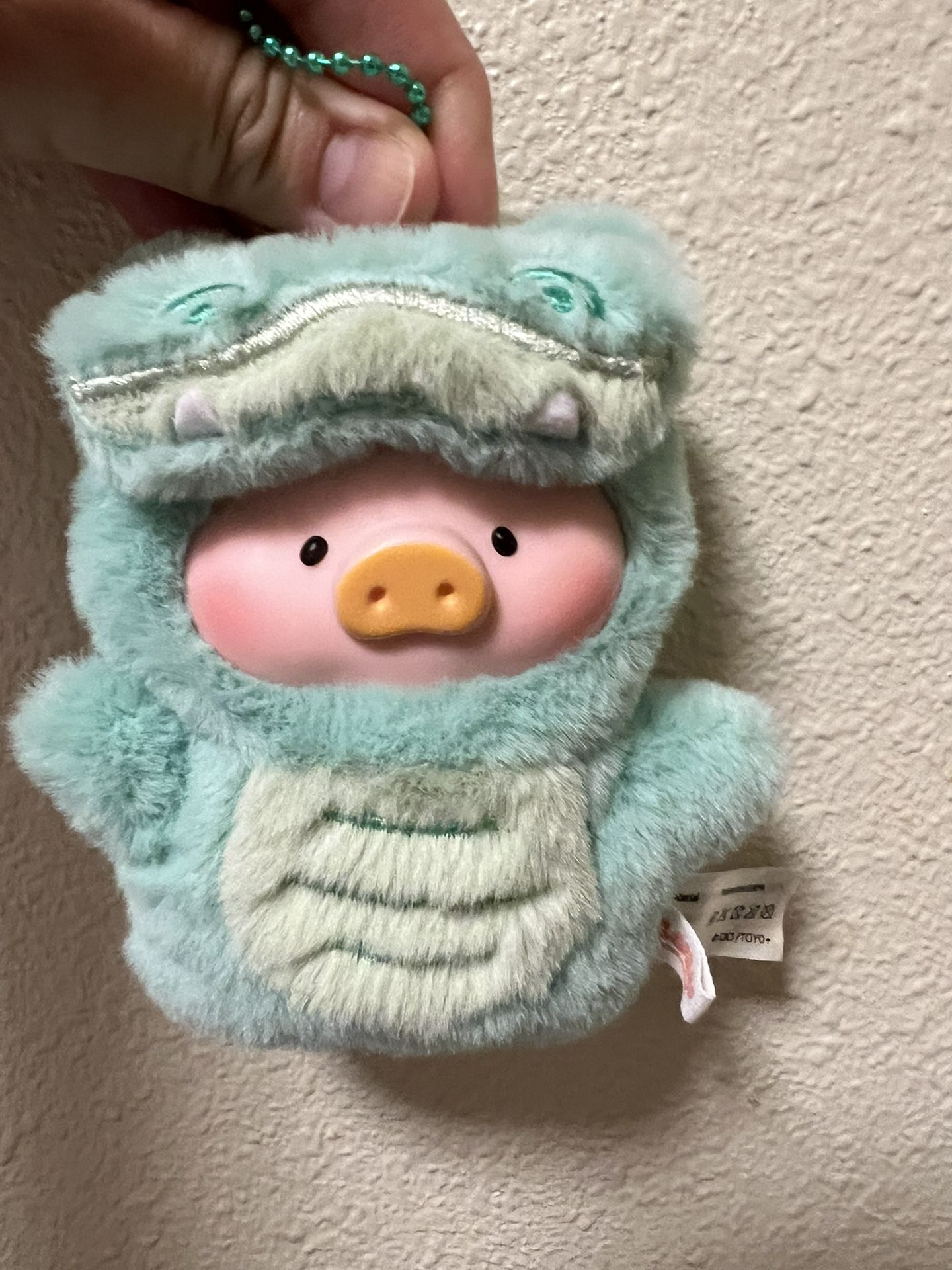 LULU THE PIGGY ANIMAL PARTY PUPPET PLUSH KEYCHAIN