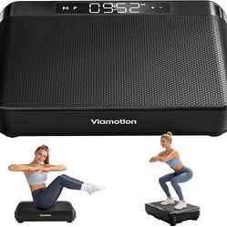 Brand New Viamotion Vibration Plate Exercise Machine – Full Body Workout, 99 Levels, LED Display