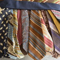 Tons of Men’s Ties From Various Eras 