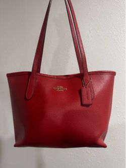 Coach MED-RED city tote