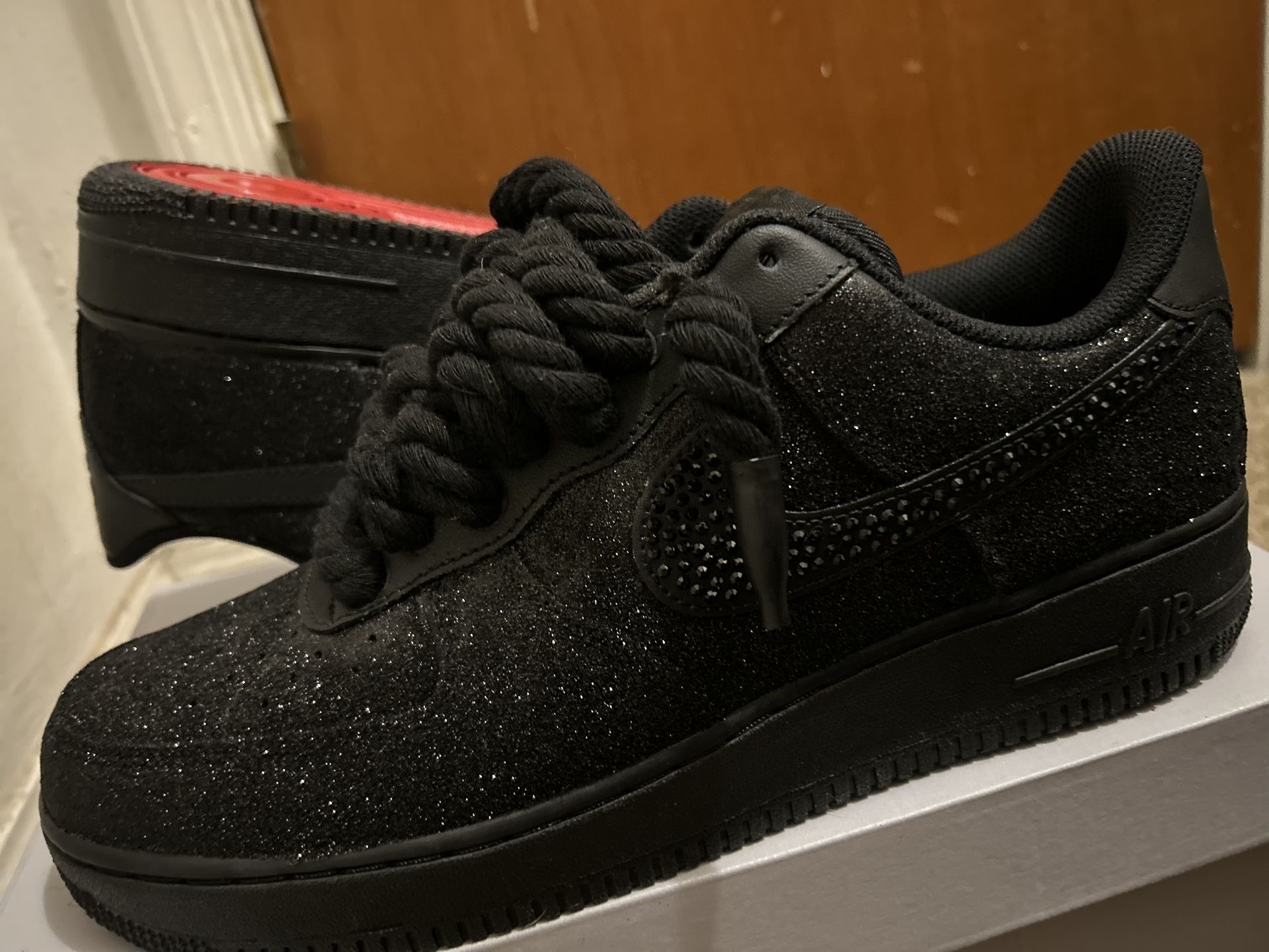 Air Force 1 Glitter Red Bottoms for Sale in Virginia Beach, VA - OfferUp