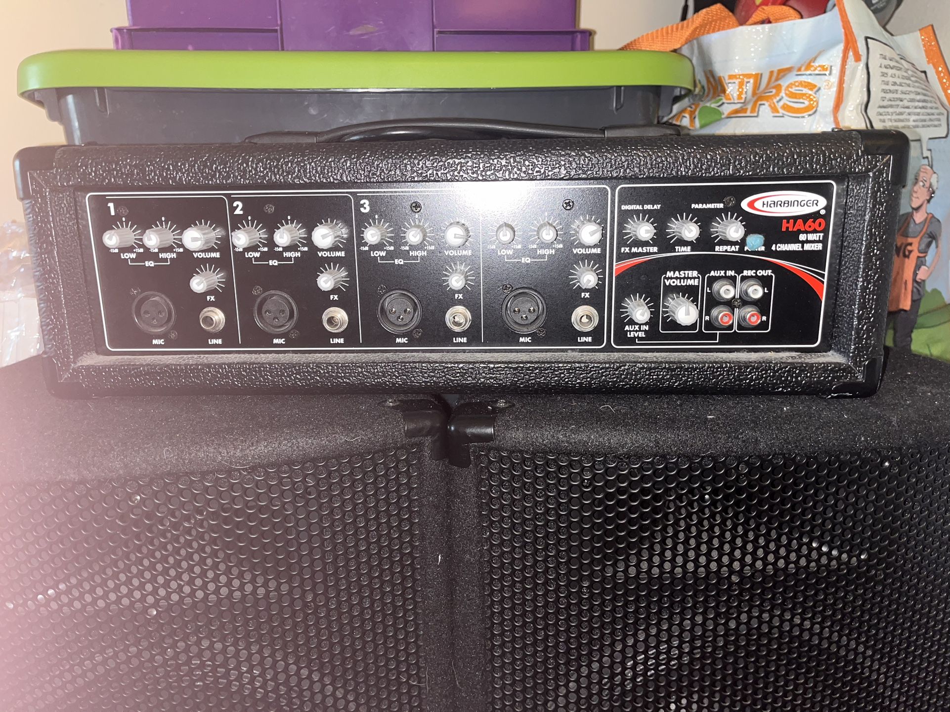 Harbinger ha60 hotsell pa system