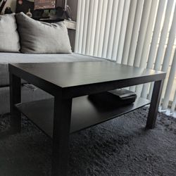 36" x 22" Dark Brown Coffee Table