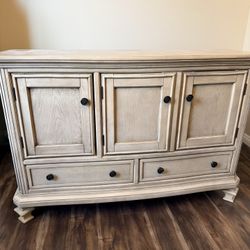 Light Wood Credenza Buffet