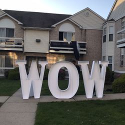 5ft Letters Foam   