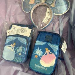 1 Cinderella CLUB 33 Lug Bag And Regular  Ears 