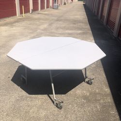 Gray Commercial Banquet / Cafeteria Tables - 21 Total