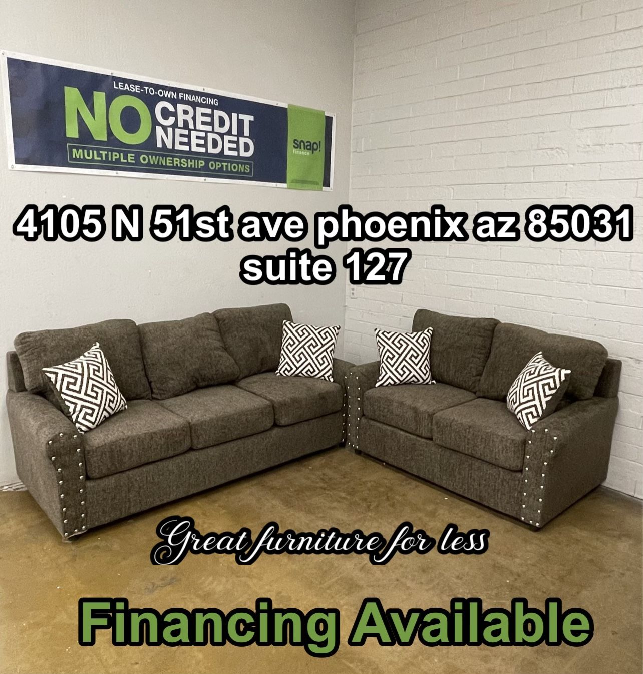 Sofa And Loveseat Brand New