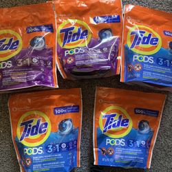 5/$20 Tide, Gain Detergent Pods