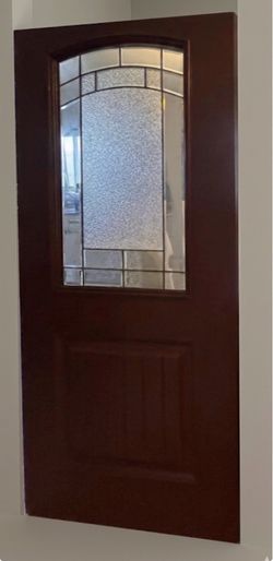 Brand NEW, high quality EXTERIOR front DOOR - 36 inches wide by 80 inches tall
