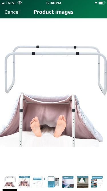 Blanket Lifter for Feet - Bed Cradle for Feet, Foot Tent Blanket Support Holder