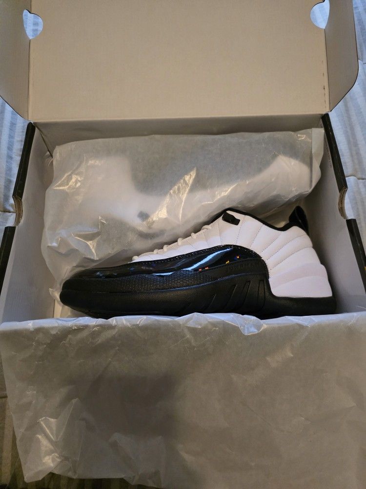 Air Jordan 12 Retro Low GC White/Black-Metallic Silver