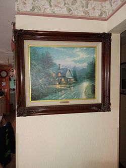 Thomas Kinkade Limited Canvas Painting