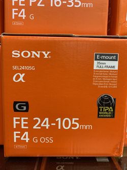 Sony FE 24-105mm f/4 G OSS Lens
