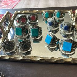 Antique Bracelets With Original Stones Each Pairs $130