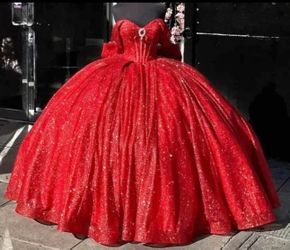 Vestido De 15 Años Rojo